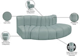 Arc Vegan Leather Modular Sofa - Elevate Your Space with Luxurious Comfort and Stylish Versatility