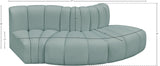 Arc Vegan Leather Modular Sofa - Elevate Your Space with Luxurious Comfort and Stylish Versatility