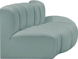 Arc Vegan Leather Modular Sofa - Elevate Your Space with Luxurious Comfort and Stylish Versatility