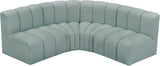 Arc Vegan Leather Modular Sofa - Elevate Your Space with Luxurious Design and Versatile Comfort