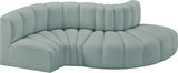 Arc Vegan Leather Modular Sofa – Elevate Your Space with Timeless Luxury and Versatile Design