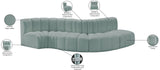 Arc Vegan Leather Modular Sofa – Elevate Your Space with Modern Luxury and Versatile Design Options