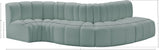 Arc Vegan Leather Modular Sofa – Elevate Your Space with Modern Luxury and Versatile Design Options