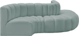Arc Vegan Leather Modular Sofa – Elevate Your Space with Modern Luxury and Versatile Design Options