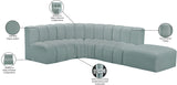 Arc Vegan Leather Modular Sofa: Elevate Your Space with Timeless Sophistication and Versatile Design