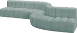 Arc Vegan Leather Modular Sofa - Elevate Your Space with Timeless Luxury and Versatile Comfort Today!