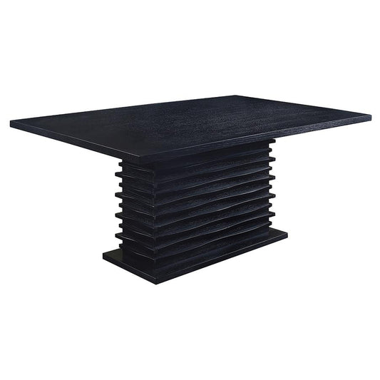 Stanton 7-Piece Rectangular Dining Table Set Grey