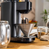ZWILLING Sorrento Stainless Steel Pour Over Coffee Dripper with Double-Wall Glass Coffee Mug