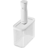 ZWILLING Fresh & Save Cube Box Starter Set, 5-pc, Plastic, Airtight Dry Food Storage Container, Medium Cube Set with Pump