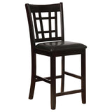 Lavon 5-Piece Oval Counter Height Extension Dining Set – Espresso