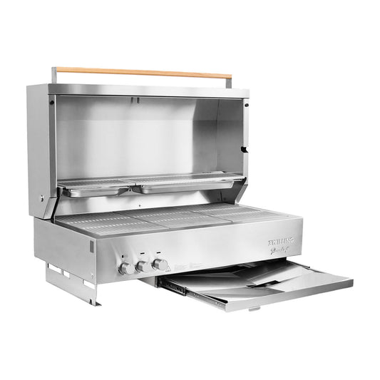 ZWILLING Flammkraft Model D Outdoor Built-in Natural Gas Grill Top