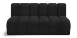 Arc Vegan Leather Modular Sofa - Luxurious Design with Deep Channel Tufting for Chic Interiors