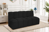 Arc Vegan Leather Modular Sofa - Luxurious Design with Deep Channel Tufting for Chic Interiors