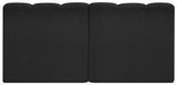 Arc Vegan Leather Modular Sofa - Luxurious Design with Deep Channel Tufting for Chic Interiors