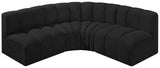 Arc Vegan Leather Modular Sofa - Elevate Your Space with Luxurious Design and Versatile Comfort