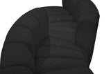 Arc Vegan Leather Modular Sofa - Elegant Design with Deep Channel Tufting for Modern Living Spaces