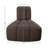 Arc Vegan Leather Modular Corner Chair - Elevate Your Space with Modern Luxury and Timeless Design