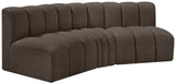 Arc Vegan Leather Modular Sofa - Elevate Your Space with Contemporary Luxury and Versatile Design