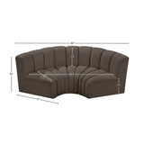 Arc Vegan Leather Modular Sofa – Elevate Your Space with Timeless Sophistication and Versatile Design!