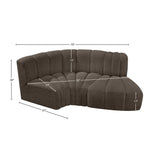 Arc Vegan Leather Modular Sofa - Luxurious, Versatile Design Perfect for Chic Living Spaces and More