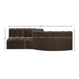 Arc Vegan Leather Modular Sofa - Elevate Your Space with Timeless Sophistication and Versatile Design