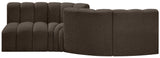 Arc Vegan Leather Modular Sofa - Elevate Your Space with Timeless Sophistication and Versatile Design