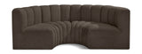 Arc Vegan Leather Modular Sofa - Elevate Your Space with Luxurious Design and Versatile Style Options