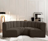 Arc Vegan Leather Modular Sofa - Elevate Your Space with Luxurious Design and Versatile Style Options