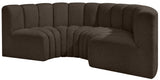 Arc Vegan Leather Modular Sofa - Elevate Your Space with Luxurious Design and Versatile Style Options