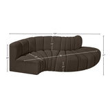 Arc Vegan Leather Modular Sofa – Elevate Your Space with Timeless Luxury and Versatile Design