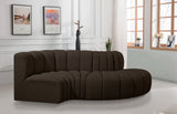 Arc Vegan Leather Modular Sofa – Elevate Your Space with Timeless Luxury and Versatile Design