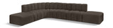 Arc Vegan Leather Modular Sofa – A Stylish, Versatile Statement Piece for Modern Living Spaces