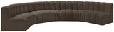 Arc Vegan Leather Modular Sofa – Elevate Your Space with Timeless Elegance and Versatile Design
