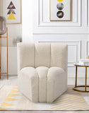 Arc Vegan Leather Curved Corner Chair - Elevate Your Space with Modern Luxury and Timeless Style