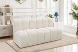 Arc Vegan Leather Modular Sofa - Luxurious Design with Deep Channel Tufting for Chic Interiors