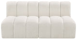 Arc Vegan Leather Modular Sofa - Luxurious Design with Deep Channel Tufting for Chic Interiors