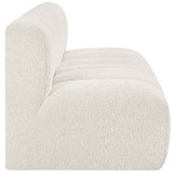 Arc Vegan Leather Modular Sofa - Luxurious Design with Deep Channel Tufting for Chic Interiors