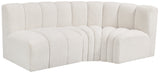 Arc Vegan Leather Modular Sofa - Modern Elegance with Deep Channel Tufting for Versatile Living Spaces