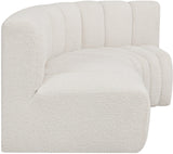 Arc Vegan Leather Modular Sofa - Modern Elegance with Deep Channel Tufting for Versatile Living Spaces