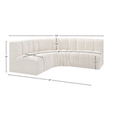 Arc Vegan Leather Modular Sofa - Elevate Your Space with Luxurious Design and Versatile Comfort