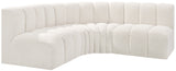 Arc Vegan Leather Modular Sofa - Elevate Your Space with Luxurious Design and Versatile Comfort