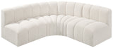 Arc Vegan Leather Modular Sofa - Elevate Your Space with Luxurious Design and Versatile Comfort