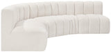 Arc Vegan Leather Modular Sofa: Elevate Your Space with Luxurious Comfort and Modern Versatility