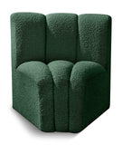 Arc Vegan Leather Curved Corner Chair - Elevate Your Space with Modern Luxury and Timeless Style