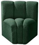 Arc Vegan Leather Curved Corner Chair - Elevate Your Space with Modern Luxury and Timeless Style