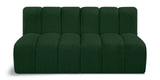 Arc Vegan Leather Modular Sofa - Luxurious Design with Deep Channel Tufting for Chic Interiors