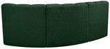 Arc Vegan Leather Modular Sofa - Modern Elegance with Deep Channel Tufting for Versatile Living Spaces
