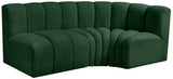 Arc Vegan Leather Modular Sofa - Modern Elegance with Deep Channel Tufting for Versatile Living Spaces
