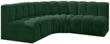 Arc Vegan Leather Modular Sofa - Elevate Your Space with Luxurious Design and Versatile Comfort