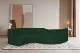 Arc Vegan Leather Modular Sofa - Elegant Design with Deep Channel Tufting for Modern Living Spaces